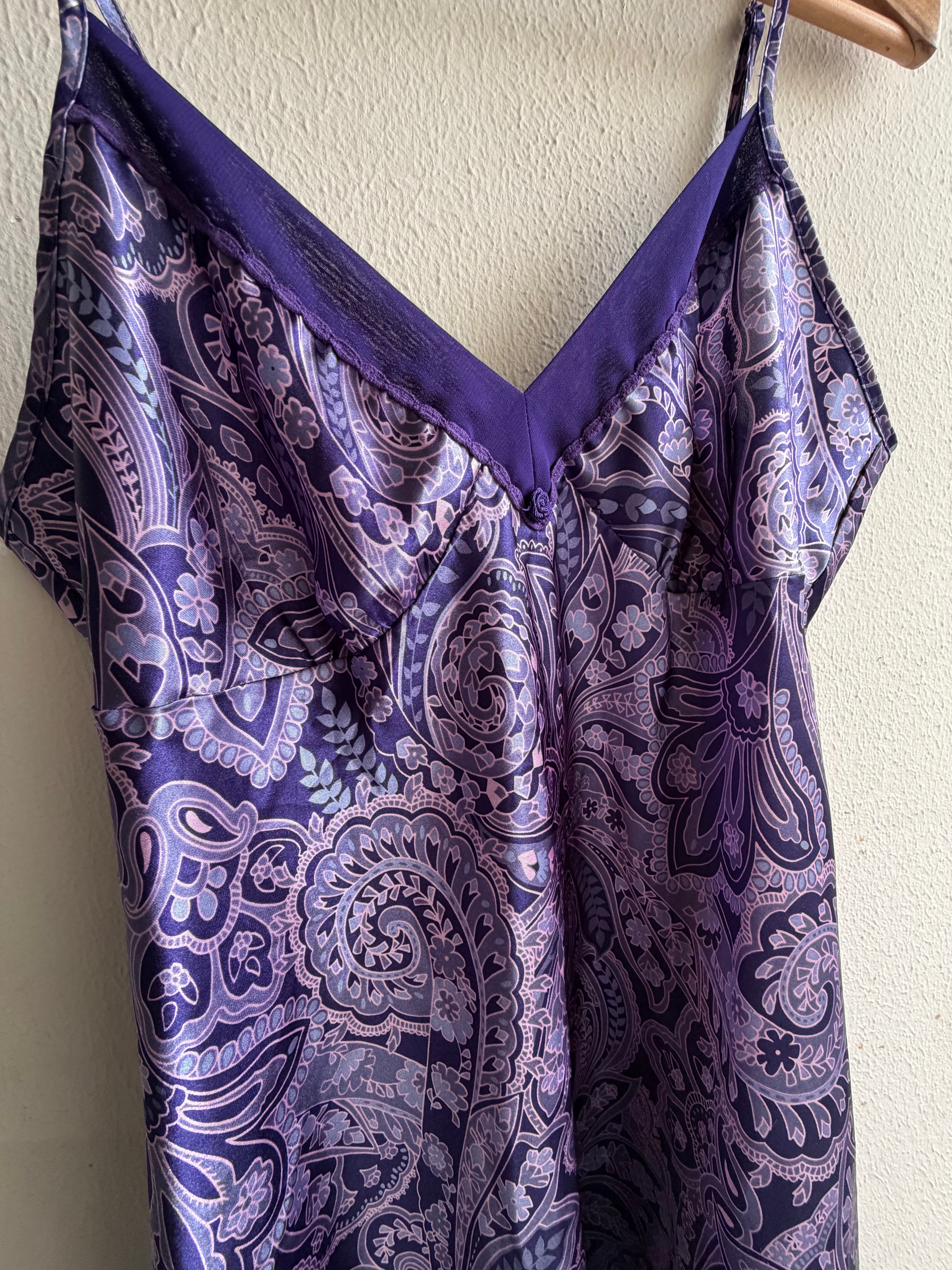 Thrifted Purple Slip Dress