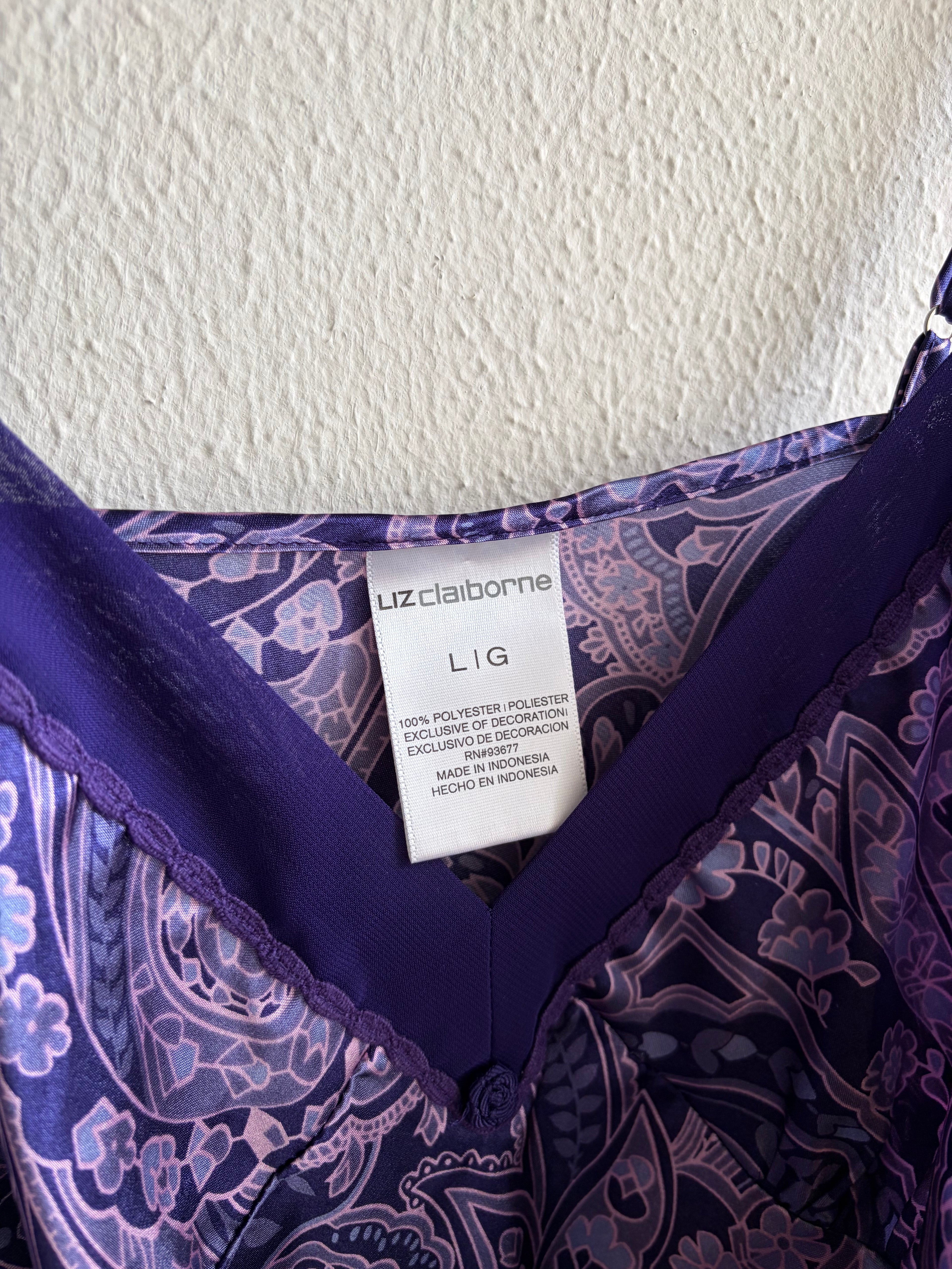 Thrifted Purple Slip Dress